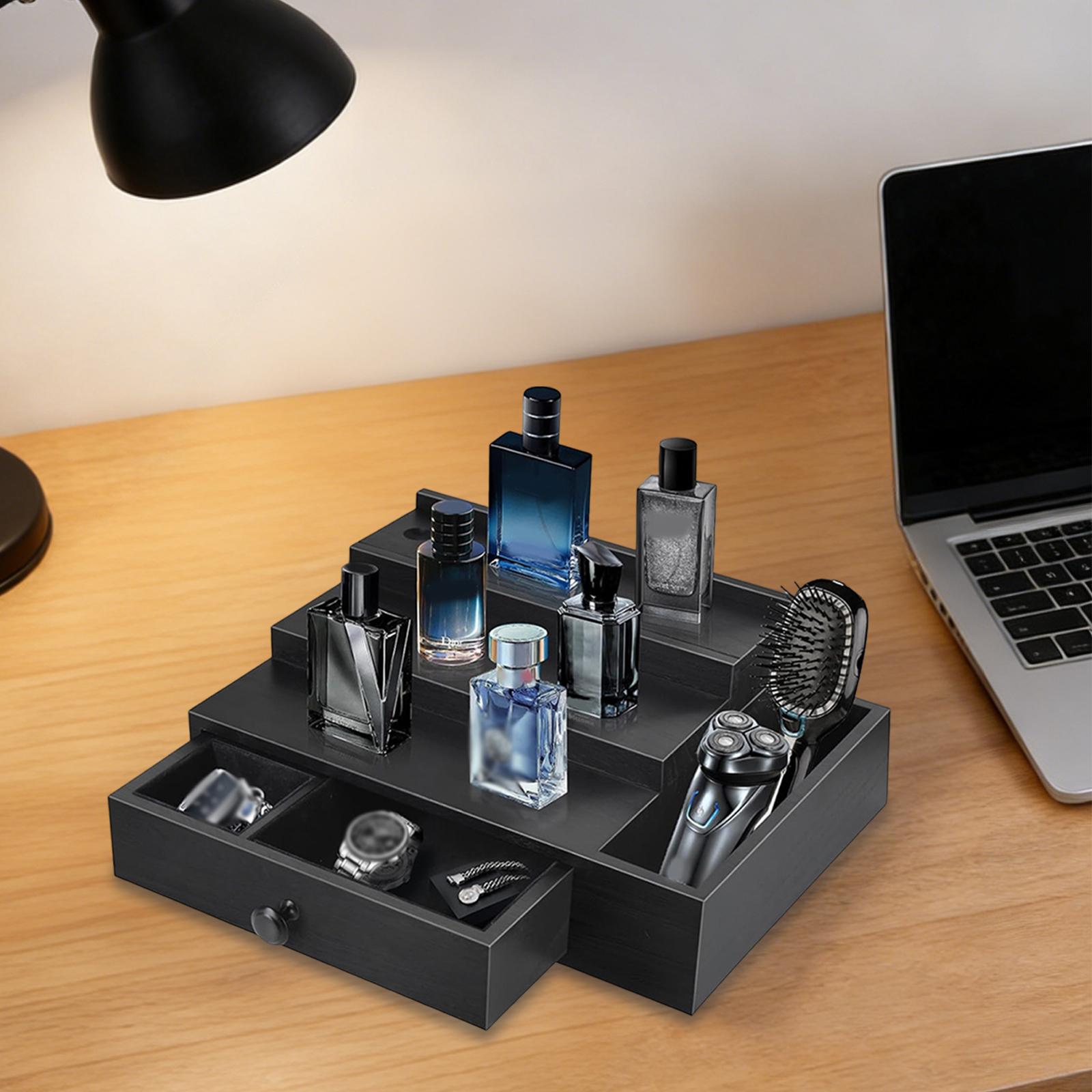 Men'S Accessories Organizer For Wardrobe - Trapezoidalny stojak do przechowywania perfum z