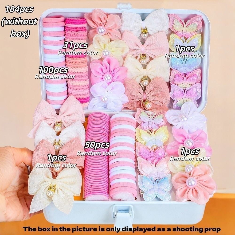 Tie Clip Set - Nowy Kolorowy Zestaw Akcesoriów do Włosów