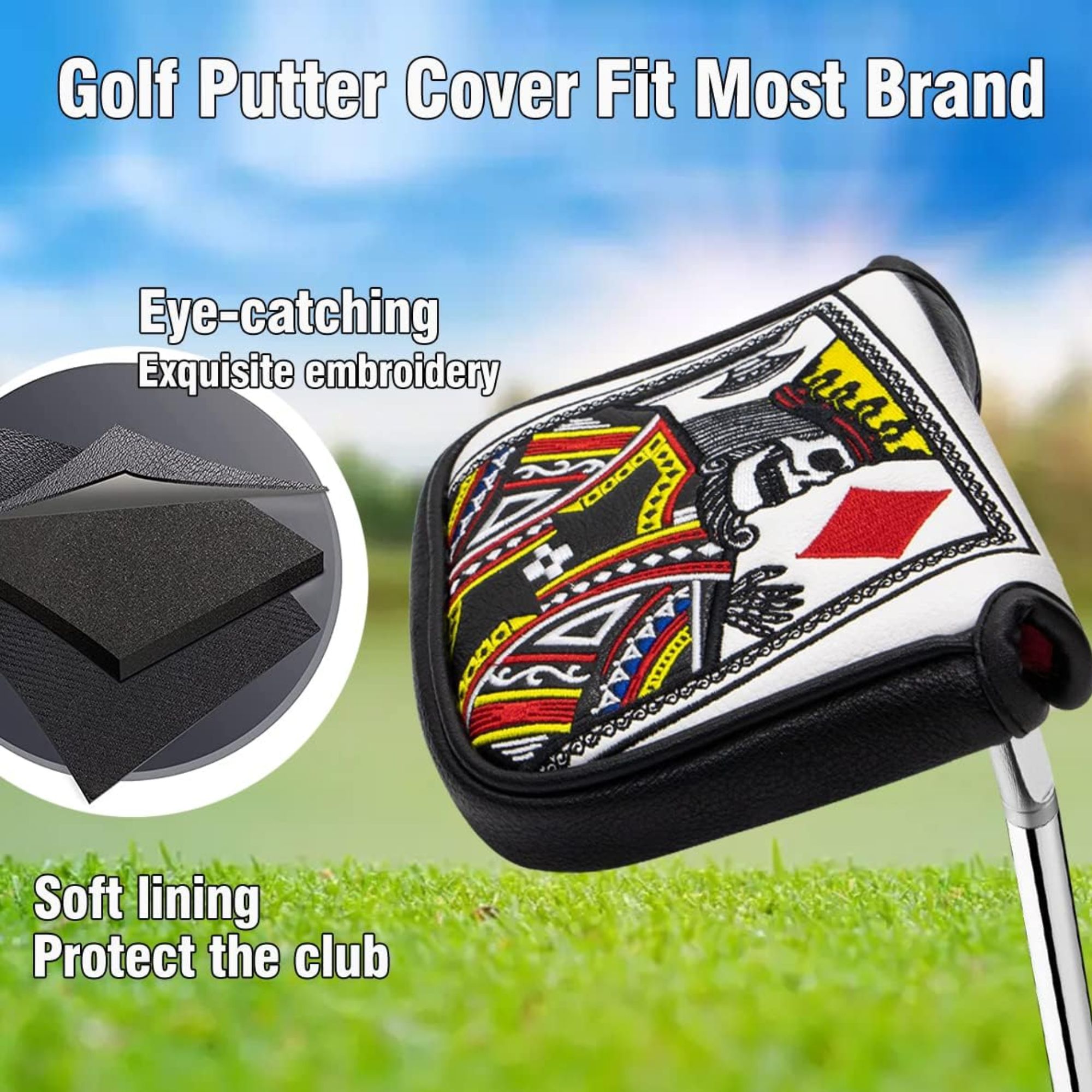 Putter z haftem Króla Kierów,  – Men'S Accessories Golf recenzja i cena