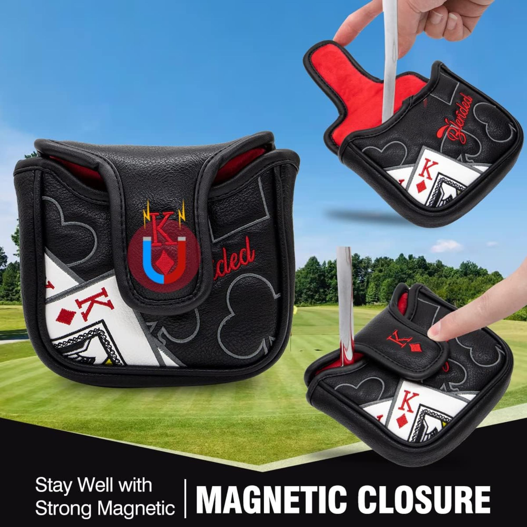 Putter z haftem Króla Kierów,  – Men'S Accessories Golf recenzja i cena