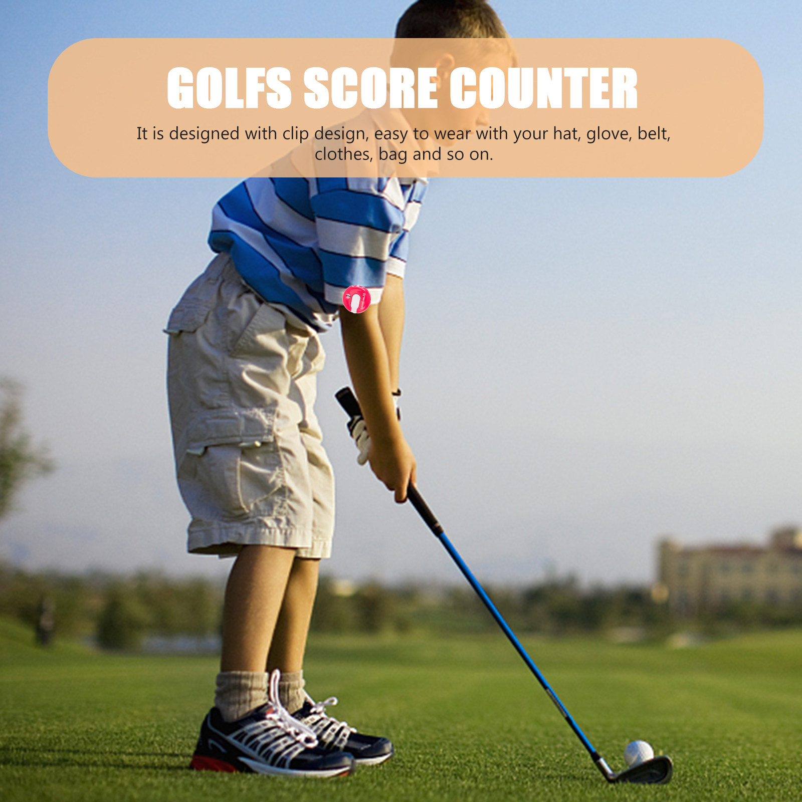 Uchwyt na czapkę golfową, klip – Men'S Accessories Golf recenzja i cena