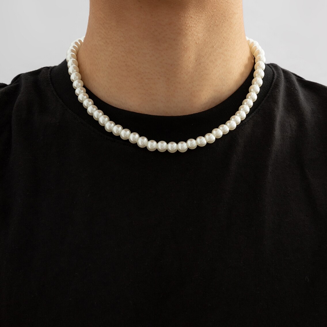 Prosty krótki naszyjnik z kora – Men Accessories Neck Chain recenzja i cena