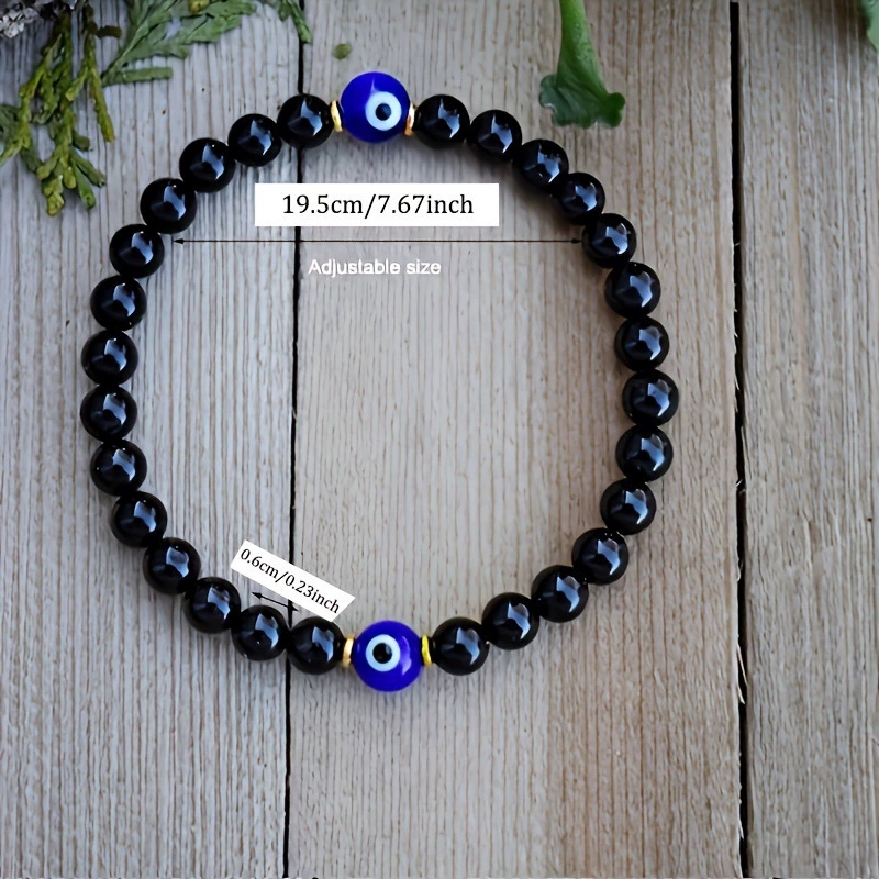 Modna niebieska bransoletka z  – Men Accessories Evil Eye recenzja i cena