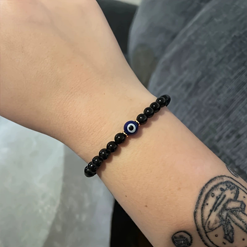 Modna niebieska bransoletka z  – Men Accessories Evil Eye recenzja i cena