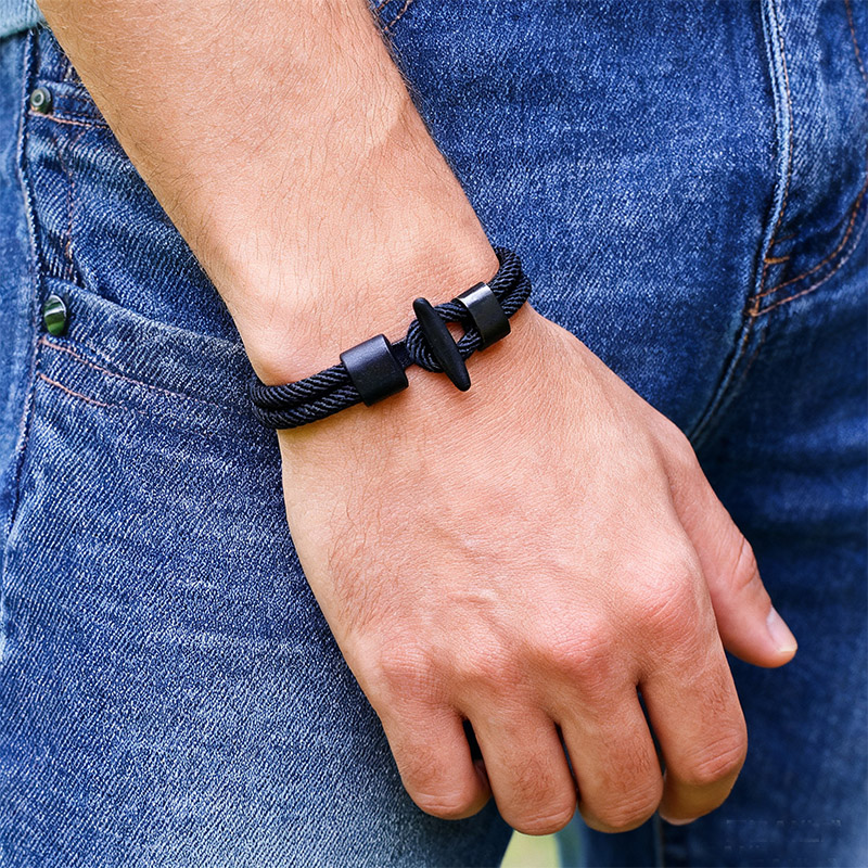 Klasyczny dwuwarstwowy bransol – Men'S Vacation Accessories recenzja i cena