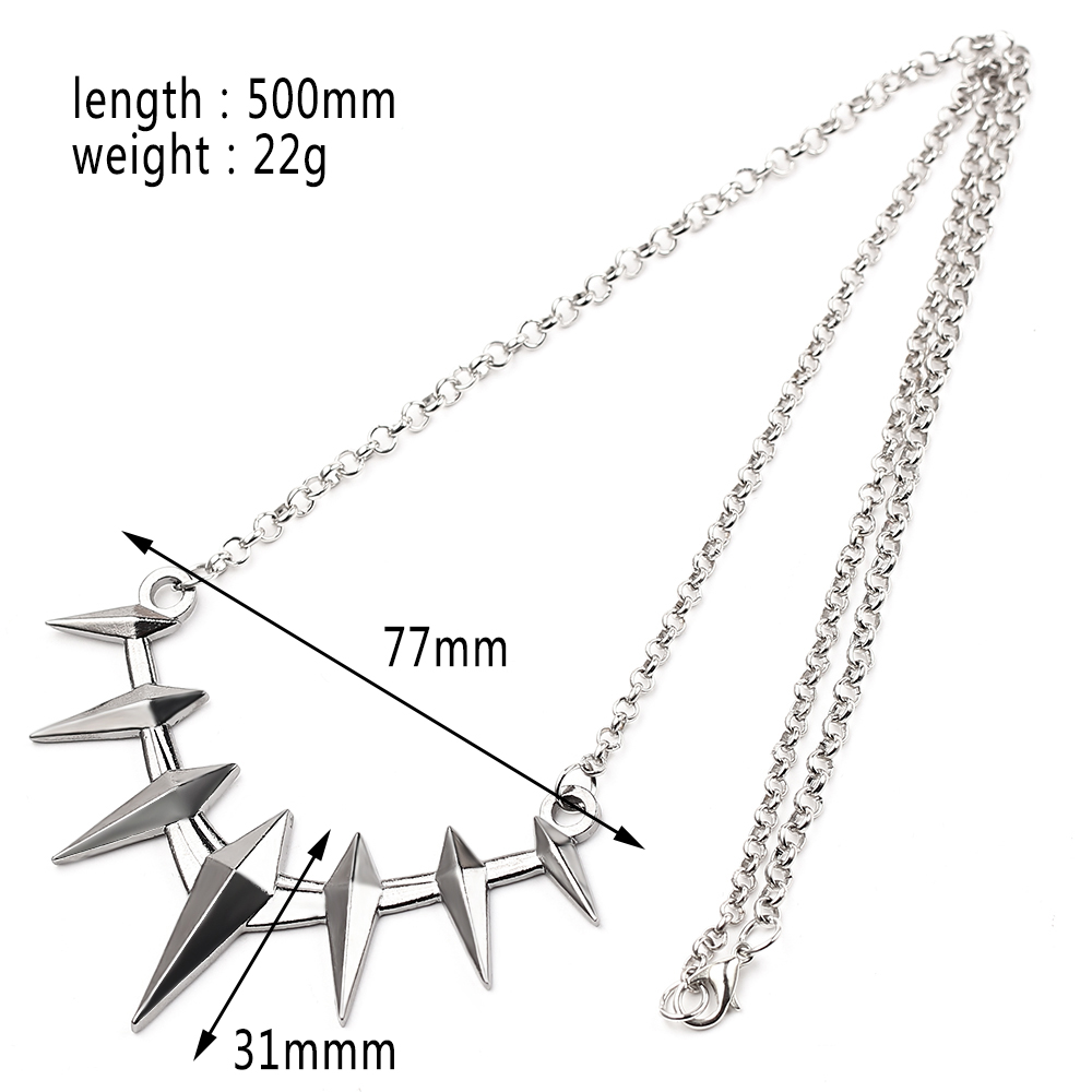 Naszyjnik Czarna Pantera, styl – Men Accessories Neck Chain recenzja i cena