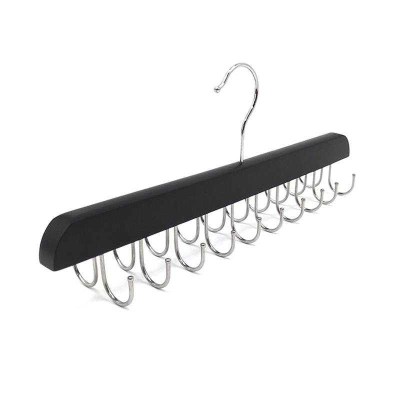 Drewniany wieszak na paski Wie – Men'S Accessories Organizer For Wardrobe recenzja i cena